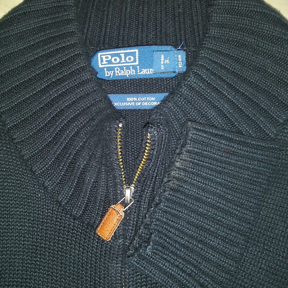 Polo Big & Tall Men's Zip-Up Sweater